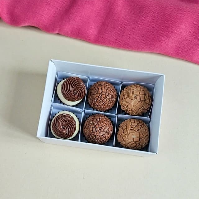 10 Caixas para 6 caixetas 3,5 × 3,5 cm — altura 5 cm, branca