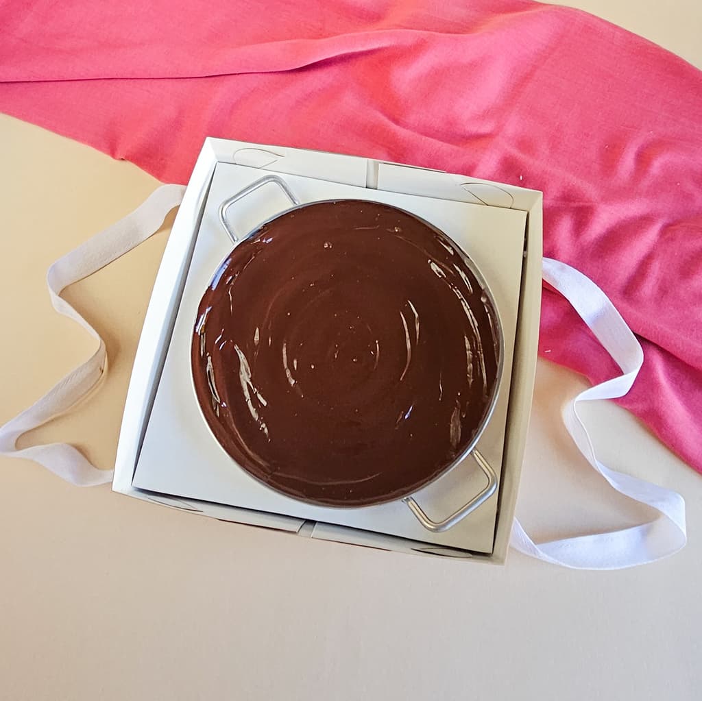 10 Caixas com alças para panelinha de cookie ou pudim - tampa visor - 20cm de diâmetro- 25x25x8cm