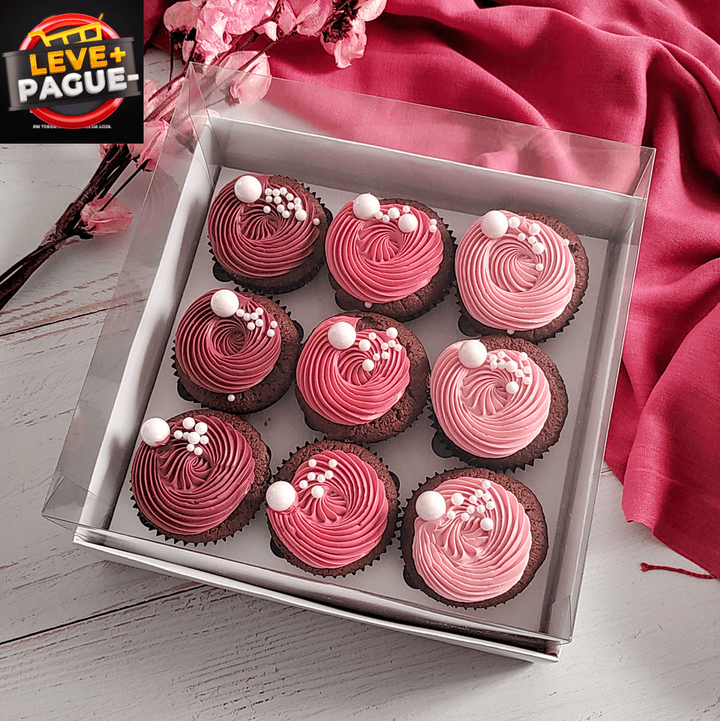 10 Caixas 9 Cupcake - Branca - altura 11cm