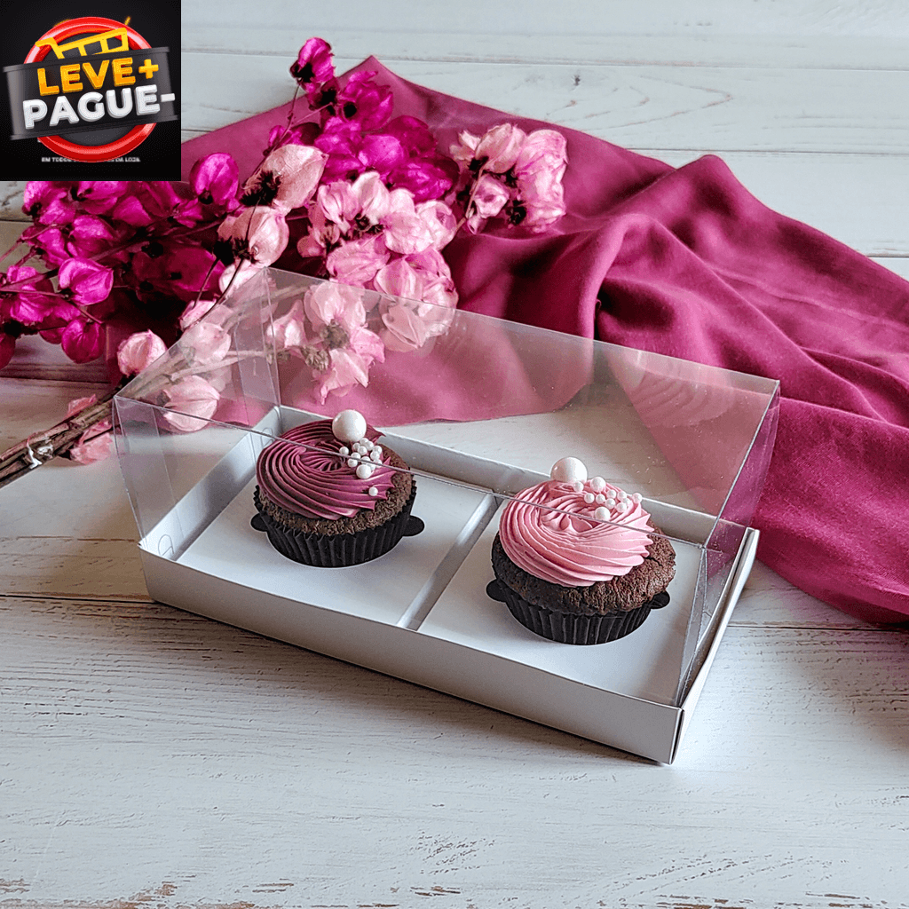 10 Caixas para 2 Cup Cake - Branca