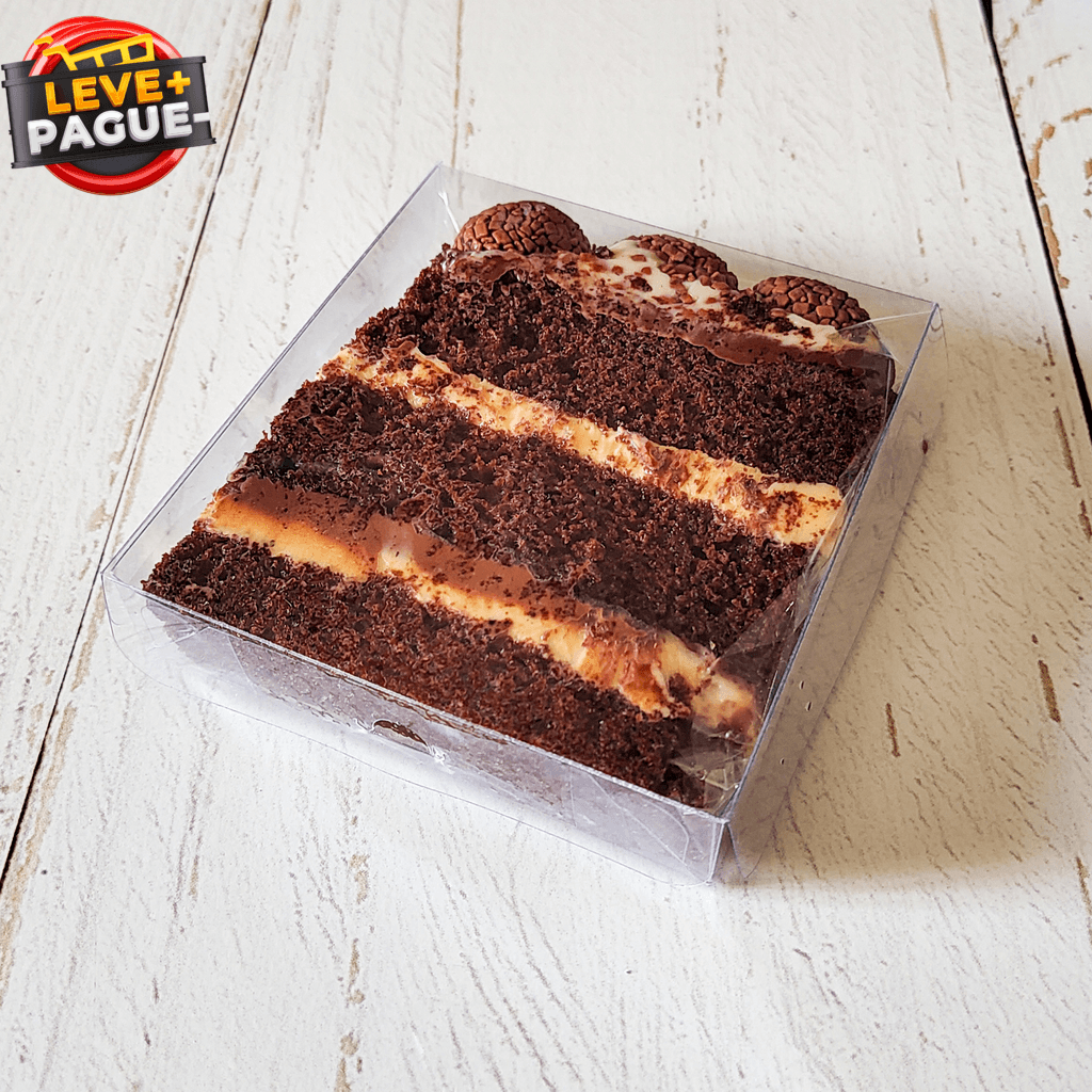 10 Caixas para slice cake transparente