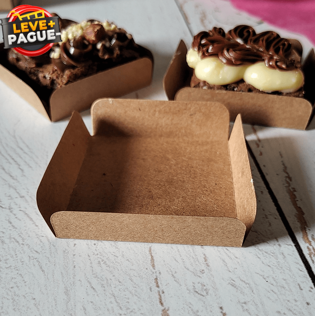 1000 (mil) forminhas para brownie 7x7 Kraft