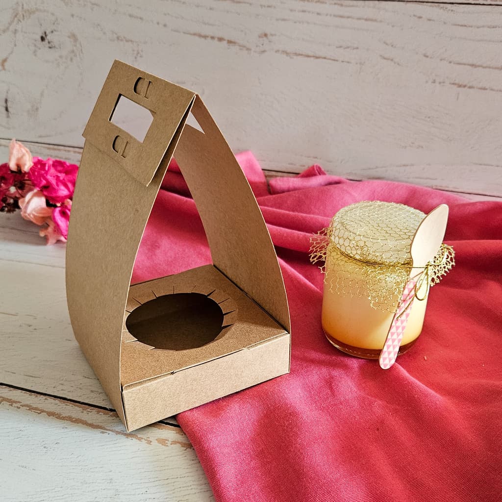 10 Mini Alças para potes 200g - cavidade de 6 a 8cm - Kraft